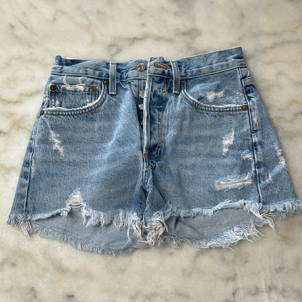 AGOLDE high waisted Parker short